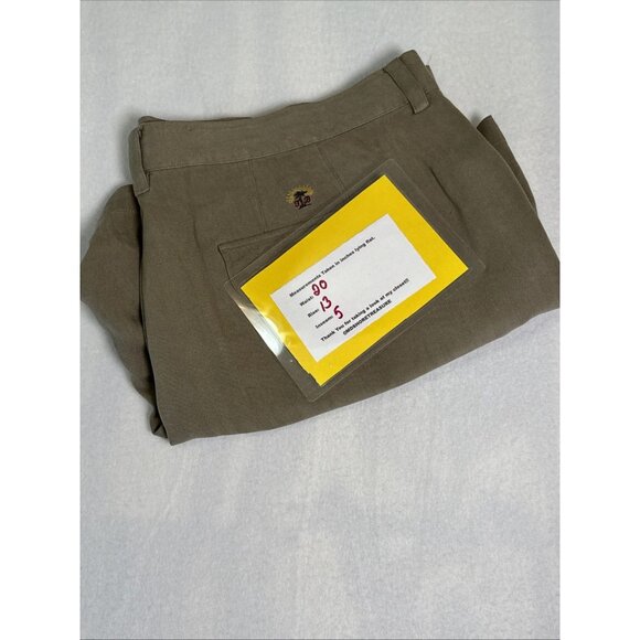 Tommy Bahama Shorts Mens 40 Tan Relax 100% Silk Beach Golf Pleated Casual - Picture 7 of 7